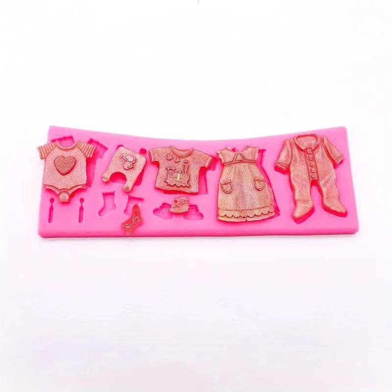 Baby Cloth - Silicone Fondant Gum Paste Mould - thebakingtools.com