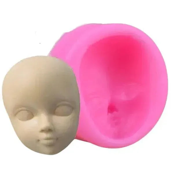 Baby Face - Silicone Fondant Gum Paste Mould - thebakingtools.com