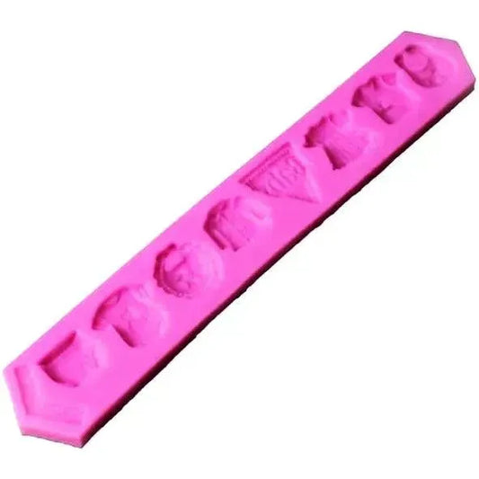 Baby Shower Theme Baby Clothes - Silicone Fondant Gum Paste Mould - thebakingtools.com
