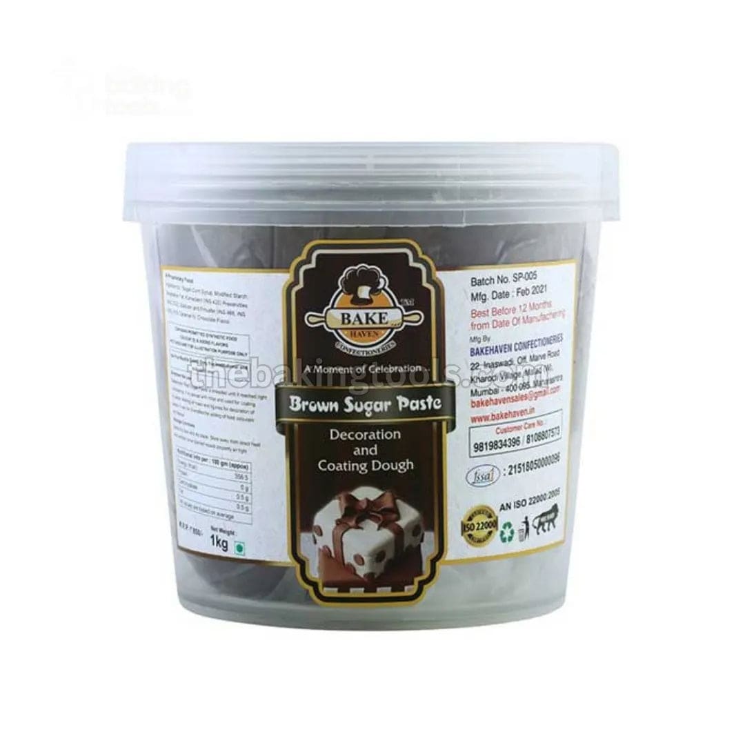 Bakehaven Brown Sugar Paste 1 Kg - thebakingtools.com