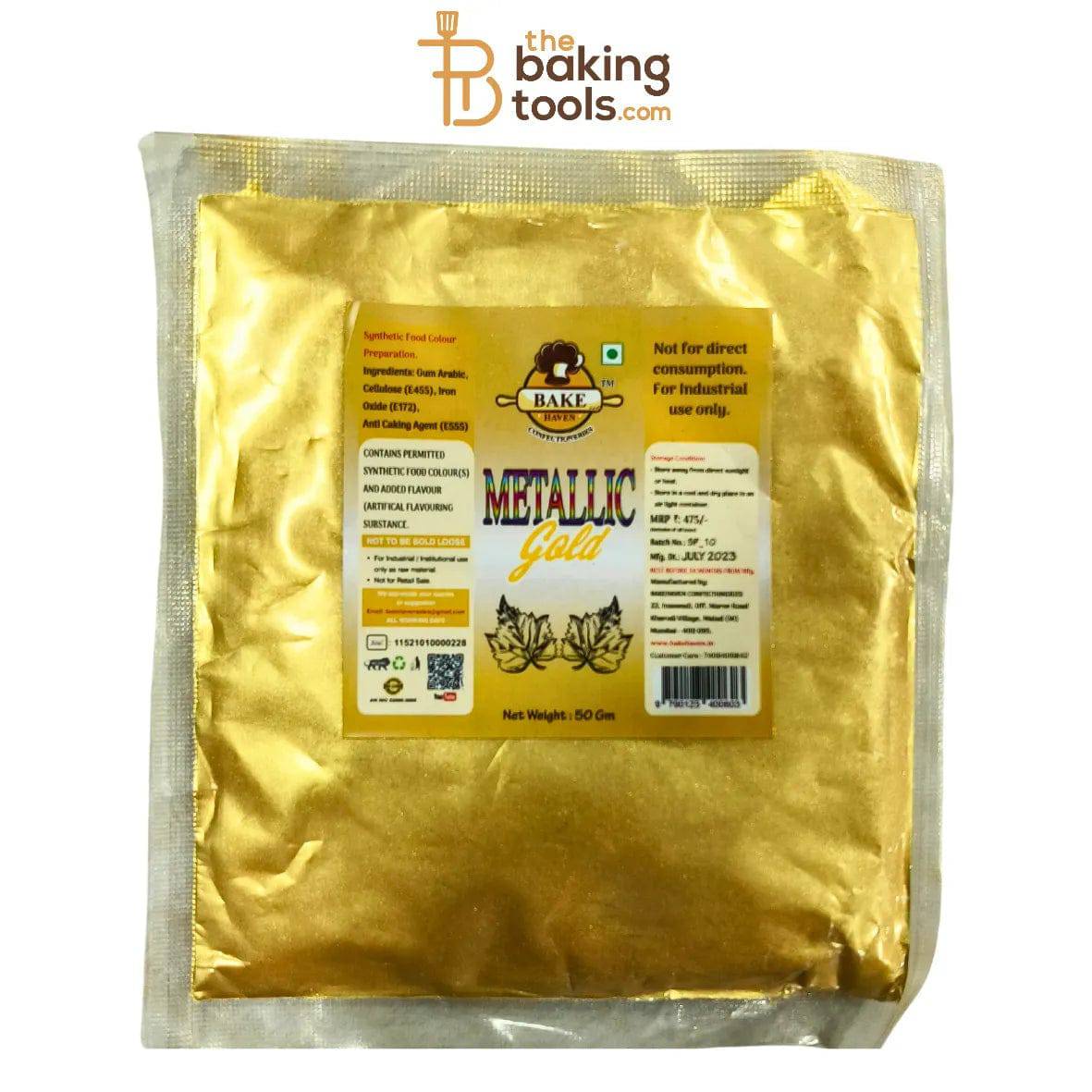 Bakehaven Golden Puff Colour Refill - 50g | Golden Fusfus Colour Refill - thebakingtools.com