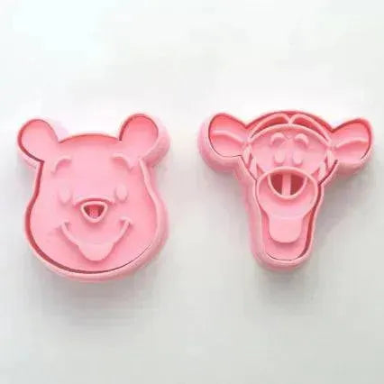 Bear & Tiger Cookie Cutter - thebakingtools.com