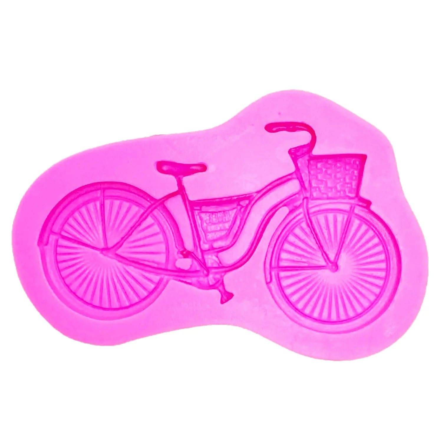 Bicycle (Cycle) Shape - Silicone Fondant Gum Paste Mould - thebakingtools.com