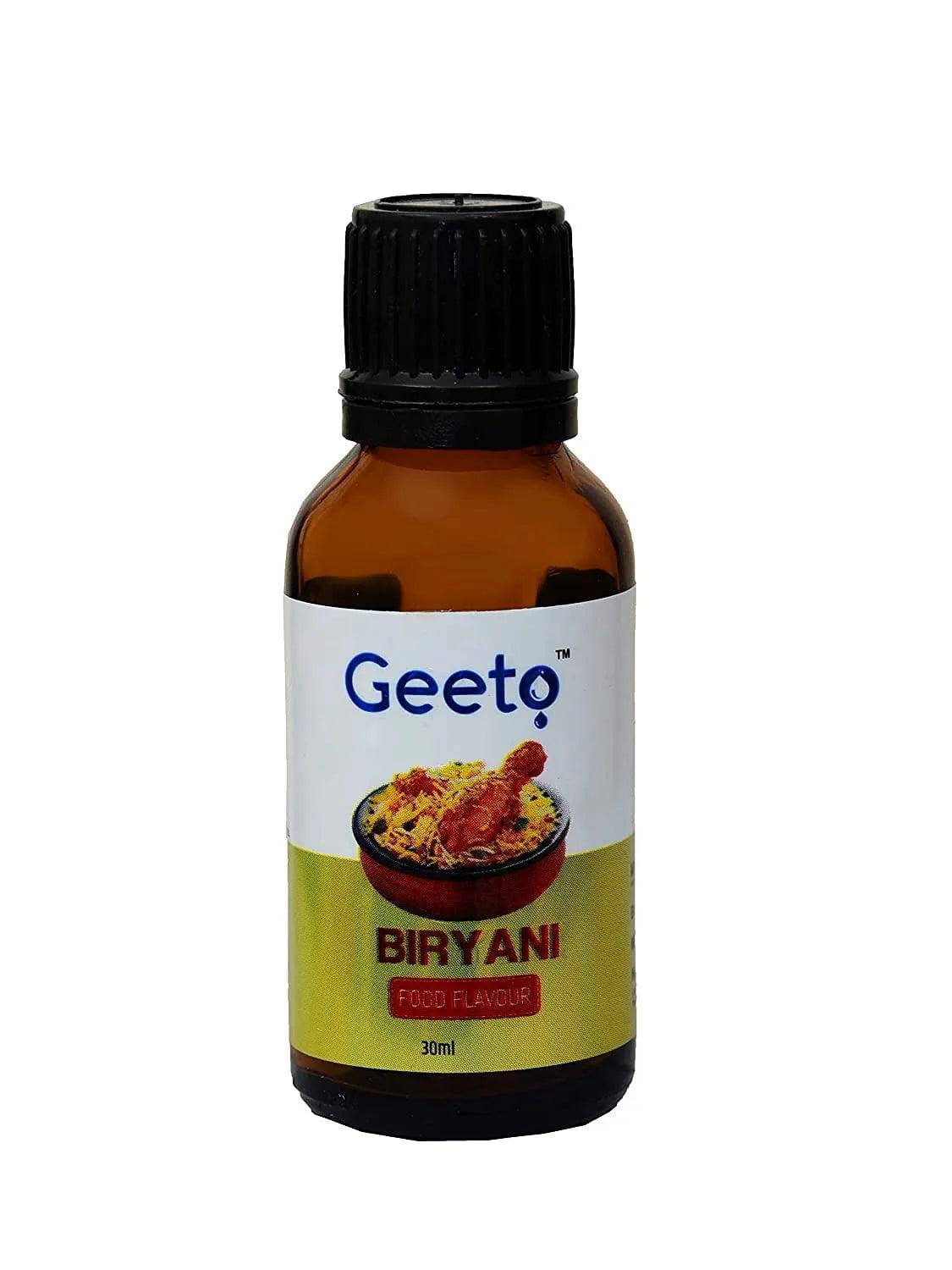 Biryani Food Flavour Essence | 30ml | Geeto Food Flavour - thebakingtools.com