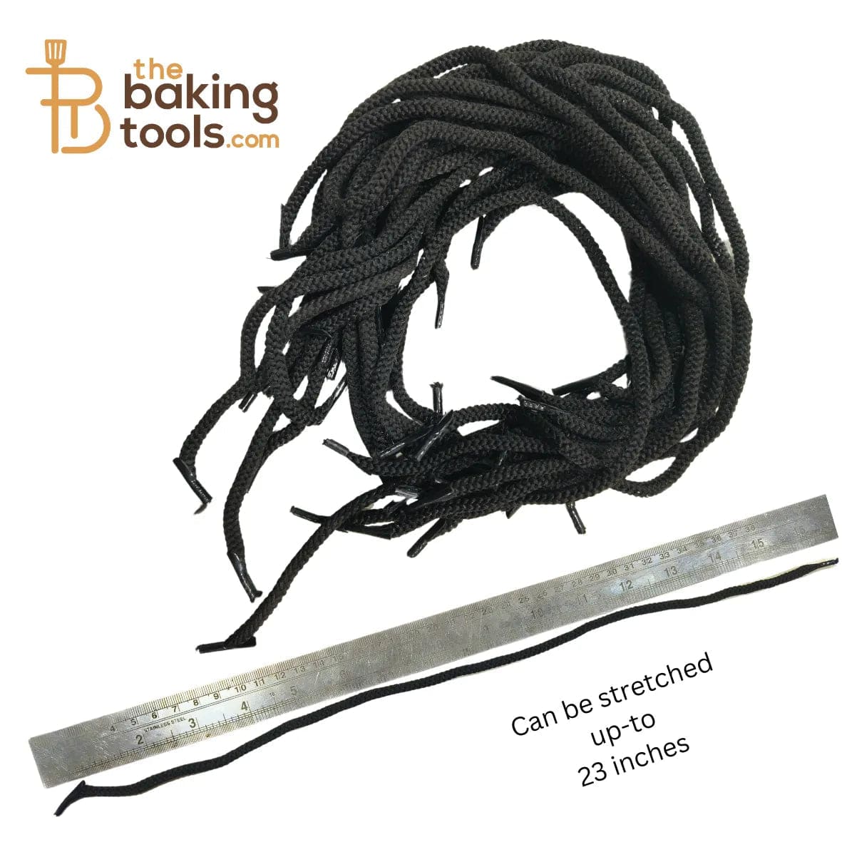 Black Lace Handle For Cake Box (Pack of 20 Pcs) - thebakingtools.com