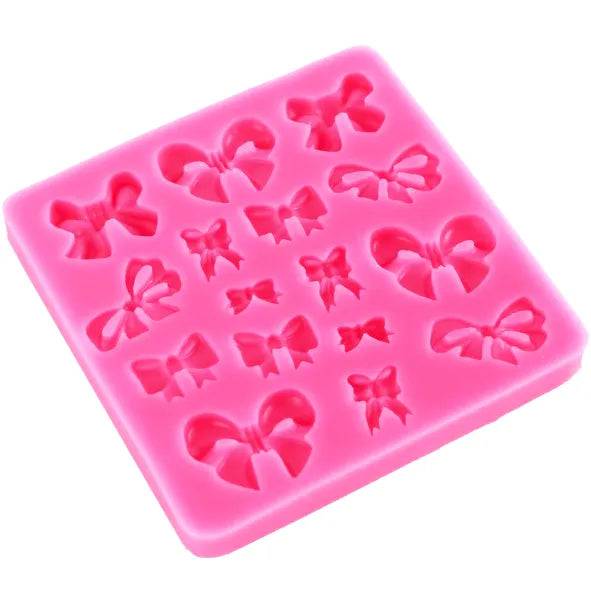 Bow Shapes - Silicone Fondant Gum Paste Mould | Trending Fondant Mould - thebakingtools.com