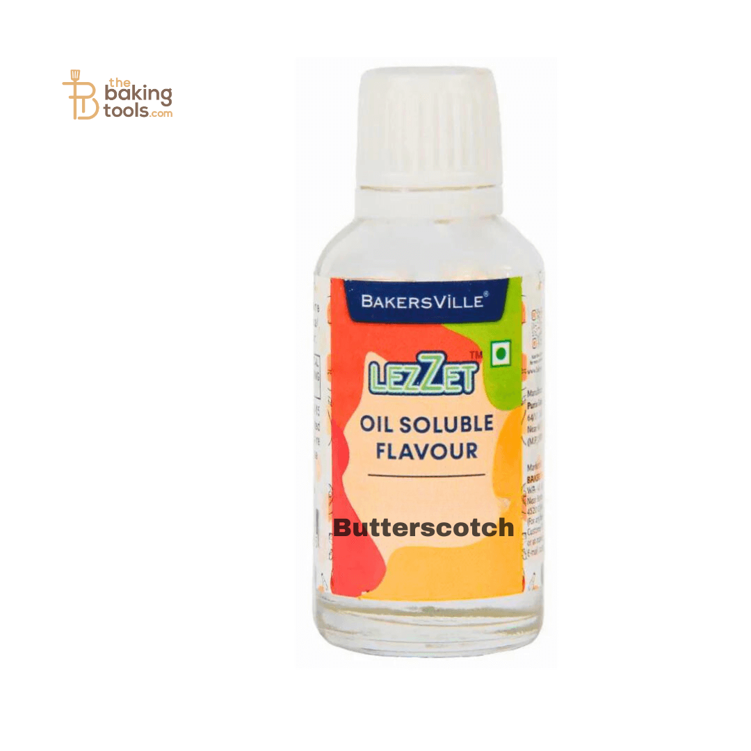 Butterscotch Oil Soluble Flavour Lezzet 10 ml - thebakingtools.com