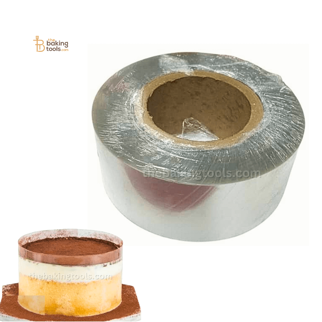 Cake Collar Rolls - 160 meter | Transparent Cake Roll | Pastry Side Roll - thebakingtools.com