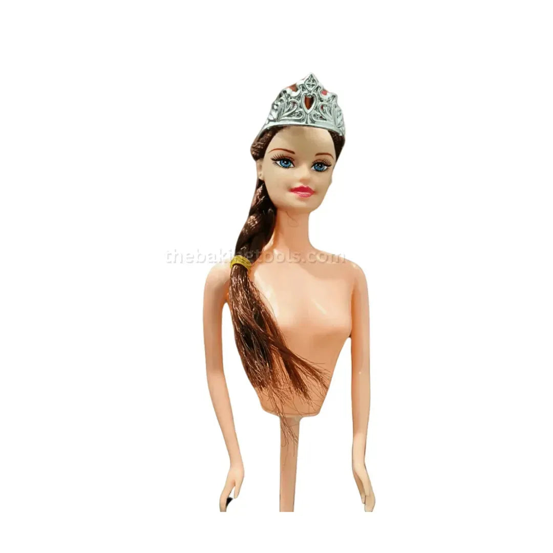 Cake Decorating Crown Half Doll - thebakingtools.com
