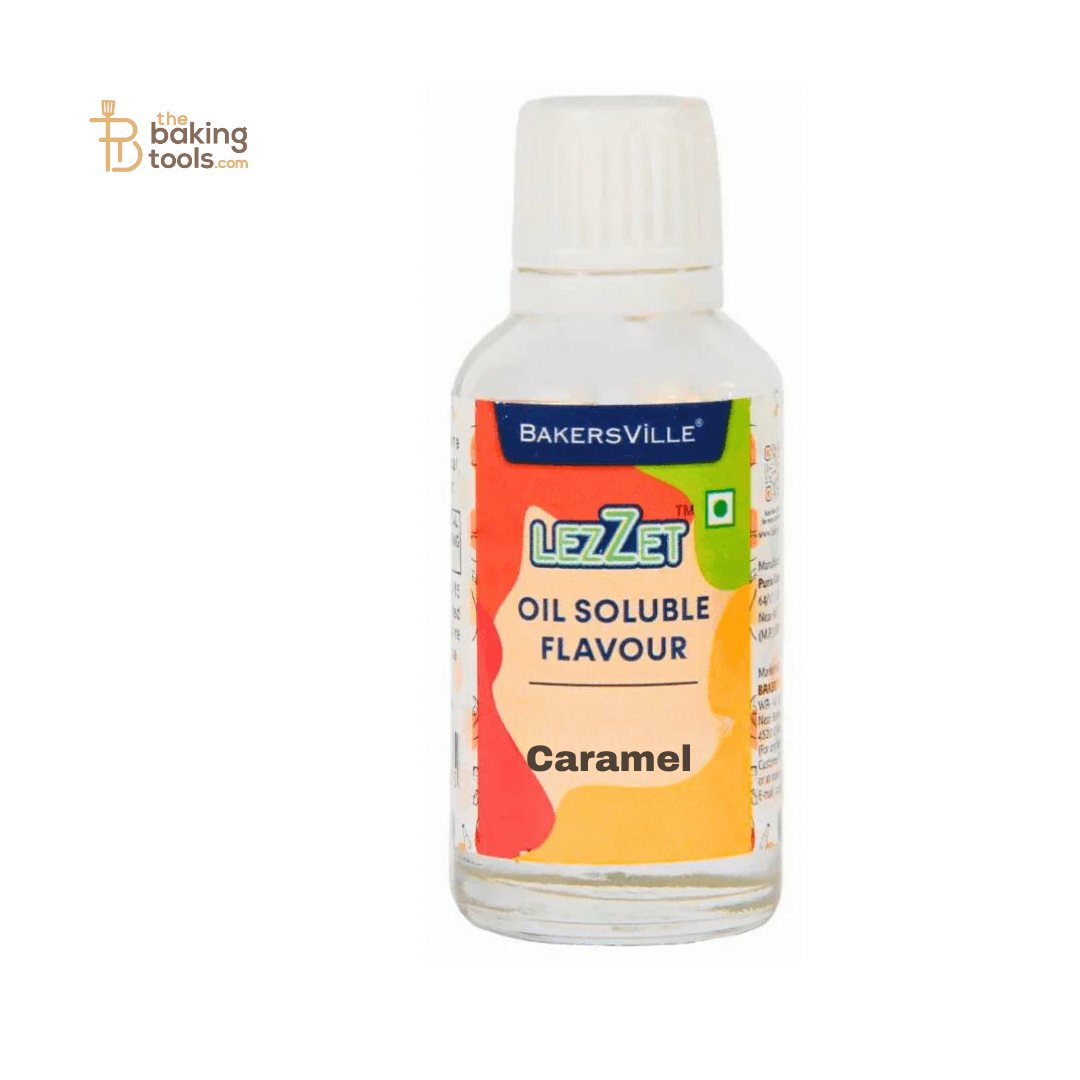 Caramel Oil Soluble Flavour Lezzet 10 ml - thebakingtools.com