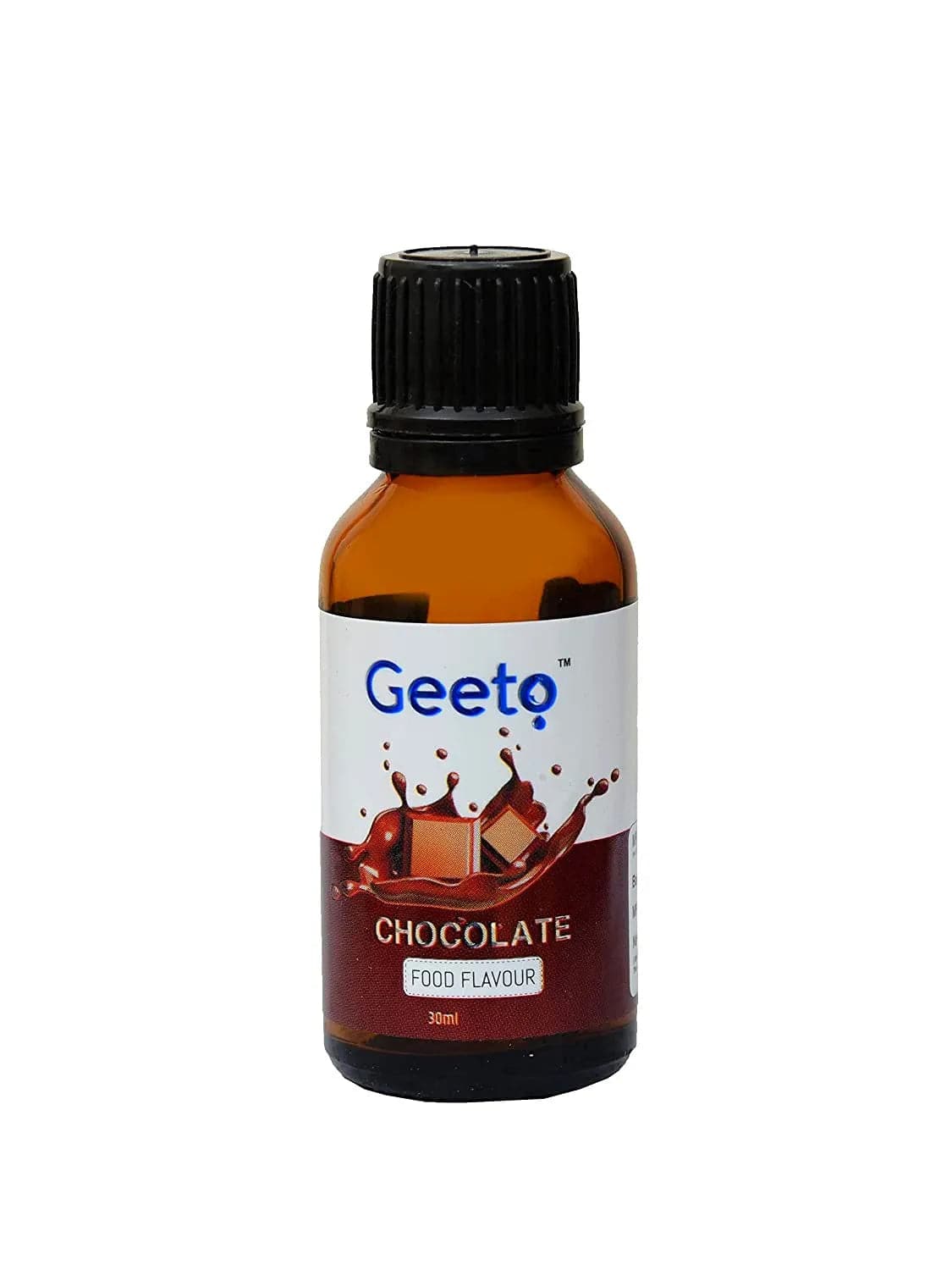 Chocolate Food Flavour Essence | 30ml | Geeto Food Flavour - thebakingtools.com