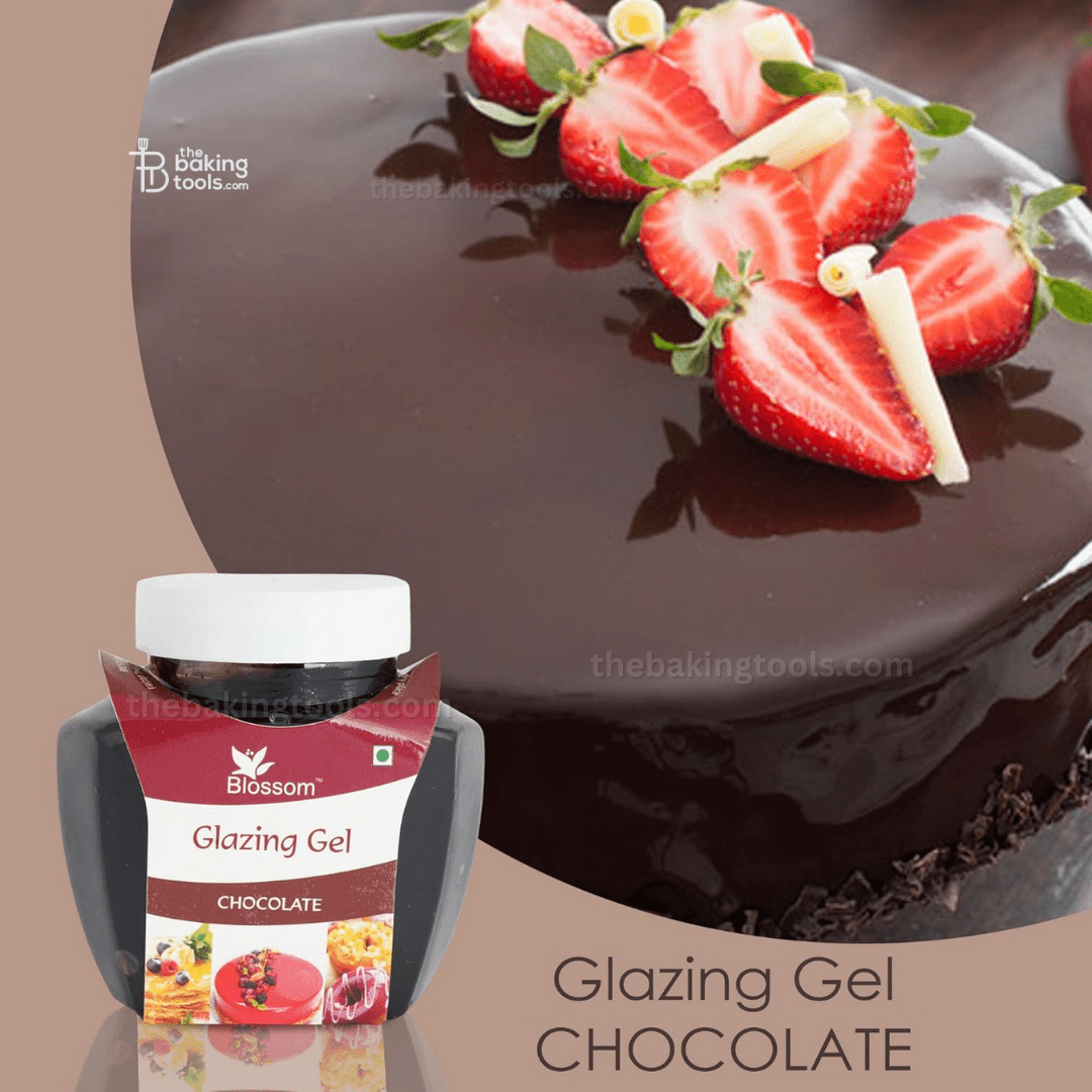 Chocolate Glaze Blossom Glazing Gel - 250 Gram - thebakingtools.com