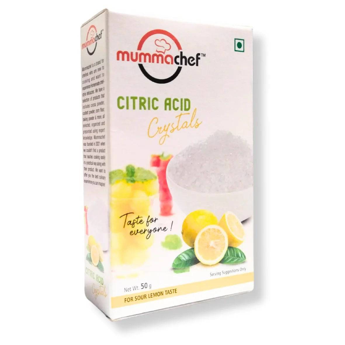 Citric Acid Crystal 50 Grams | Mummachef Citric Acid - thebakingtools.com