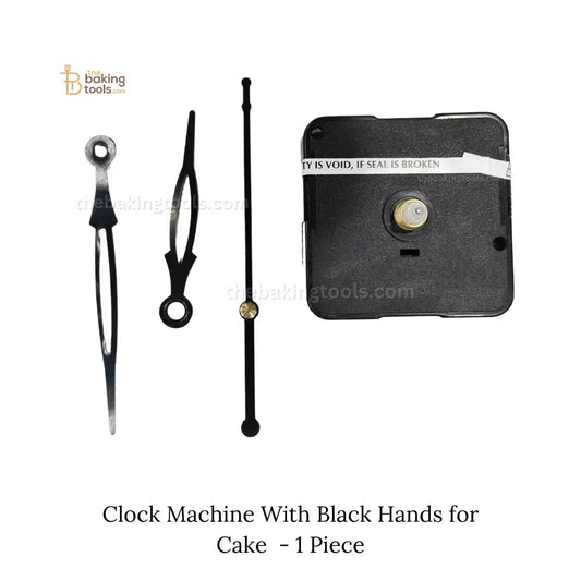 Clock Machine With Black Hands for Cake - 1 Piece (D.I.Y.) - thebakingtools.com