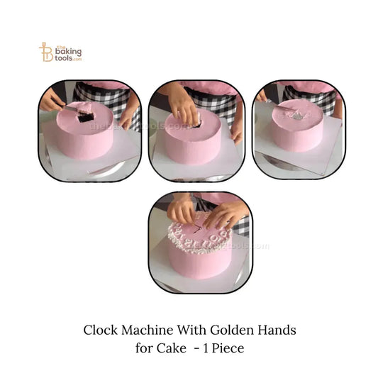 Clock Machine With Black Hands for Cake - 1 Piece (D.I.Y.) - thebakingtools.com