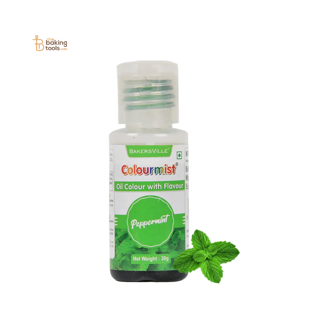 Colourmist Green Oil Colour With Peppermint Flavour - 30g - thebakingtools.com