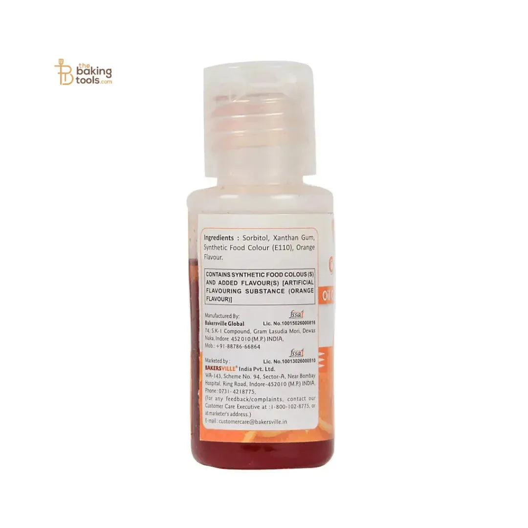 Colourmist Orange Oil Colour With Orange Flavour - 30g - thebakingtools.com