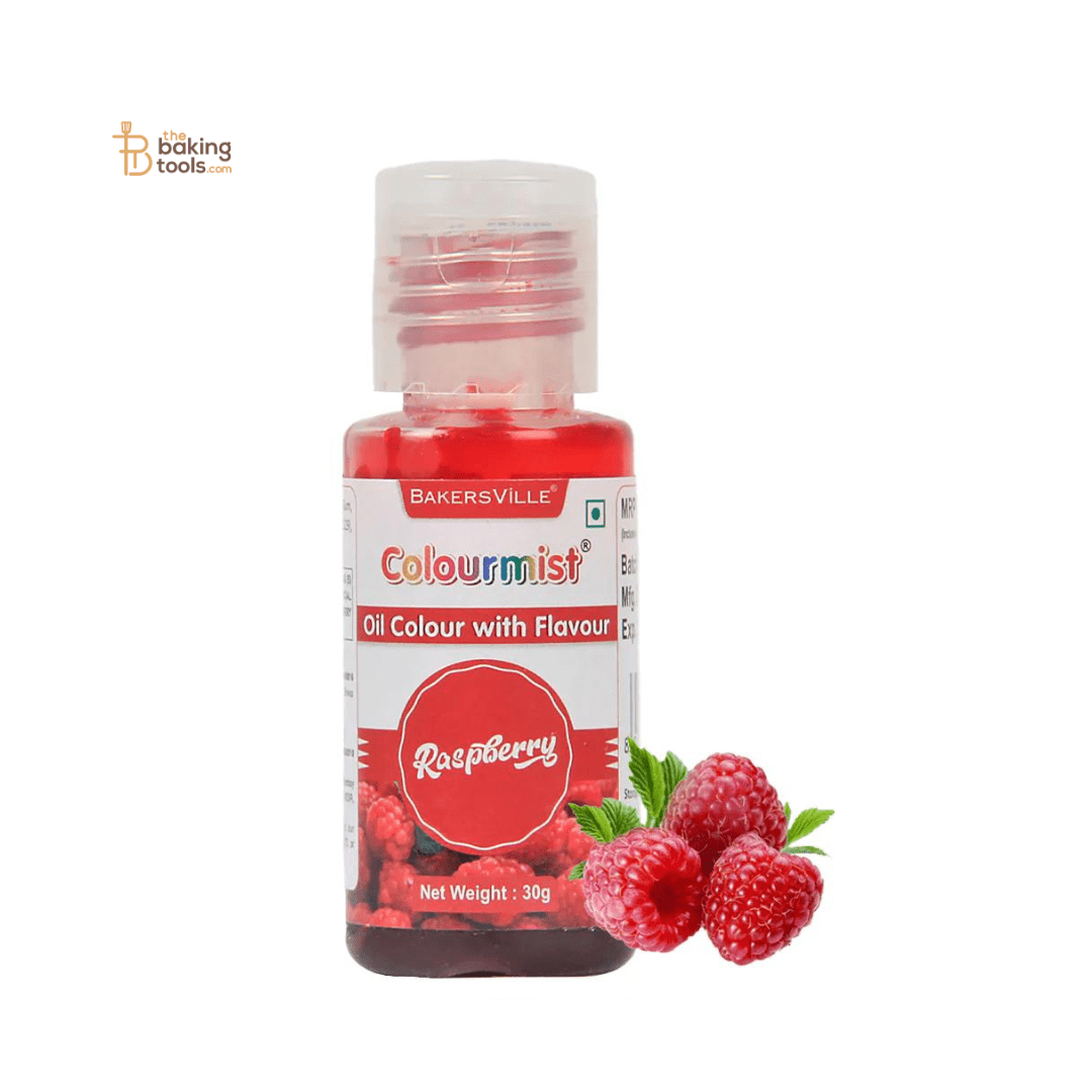 Colourmist Red Oil Colour With Raspberry Flavour - 30g - thebakingtools.com