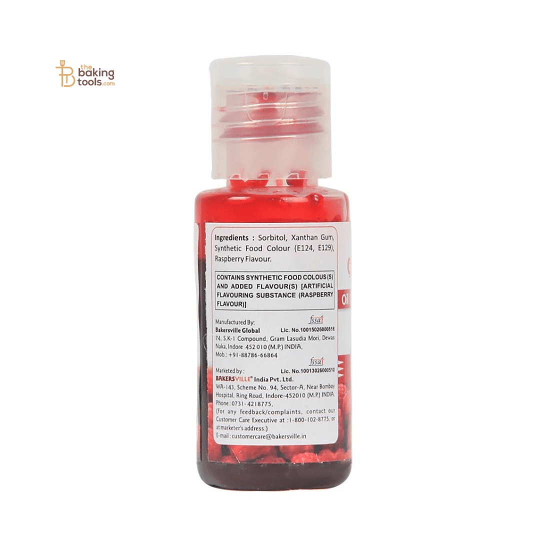 Colourmist Red Oil Colour With Raspberry Flavour - 30g - thebakingtools.com