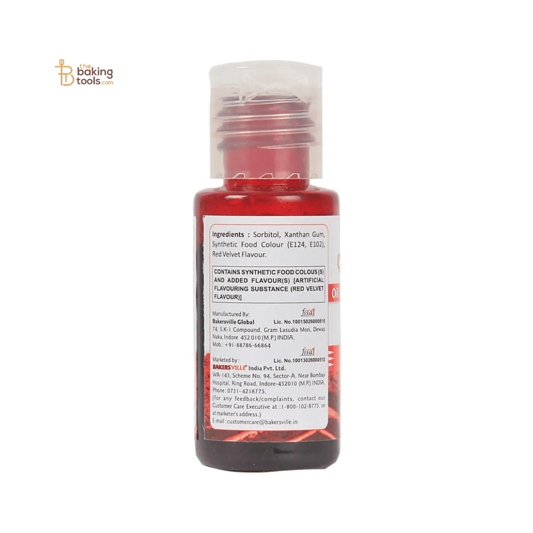 Colourmist Red Velvet Oil Colour With Flavour - 30g - thebakingtools.com