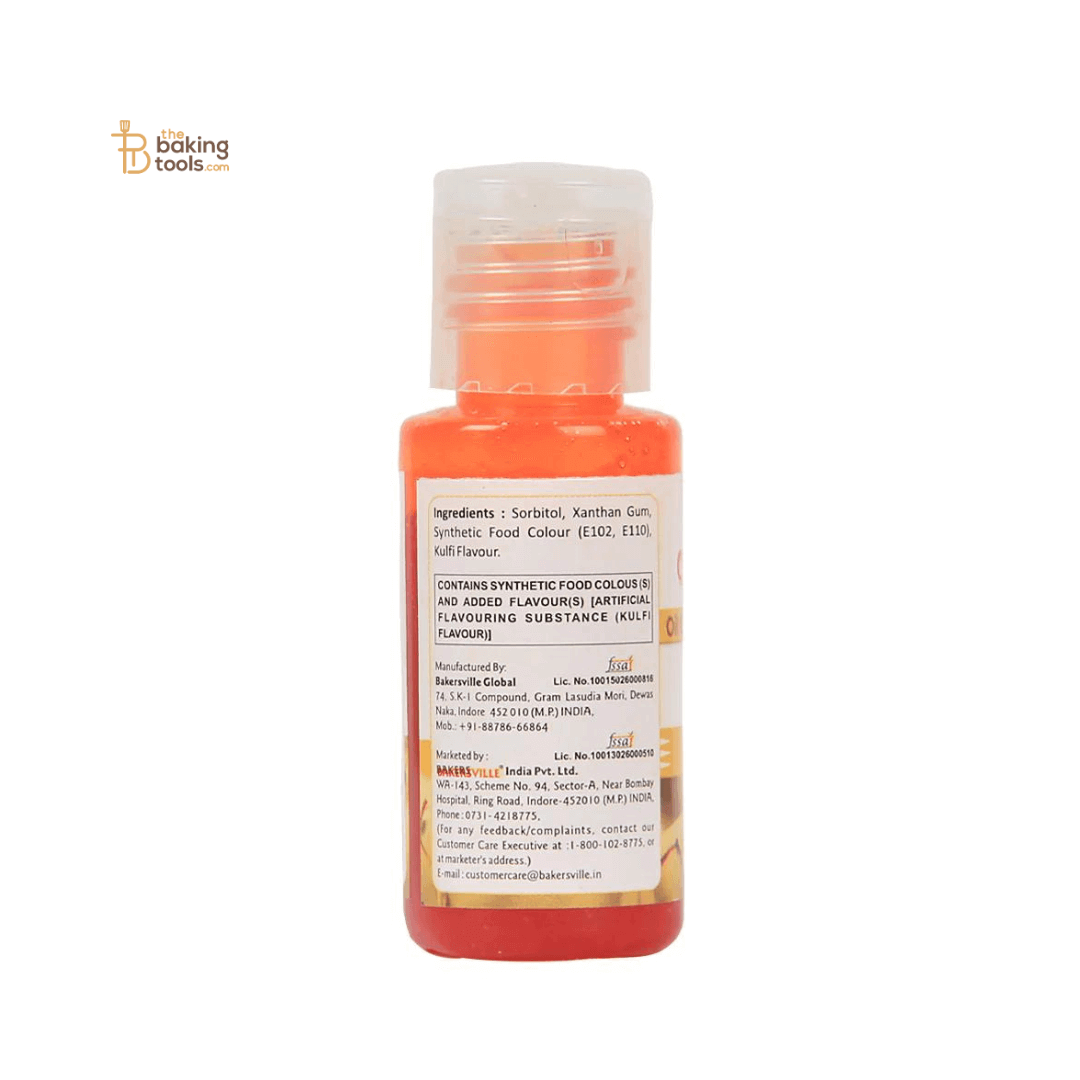 Colourmist Yellow Oil Colour With Kulfi Flavour - 30g - thebakingtools.com