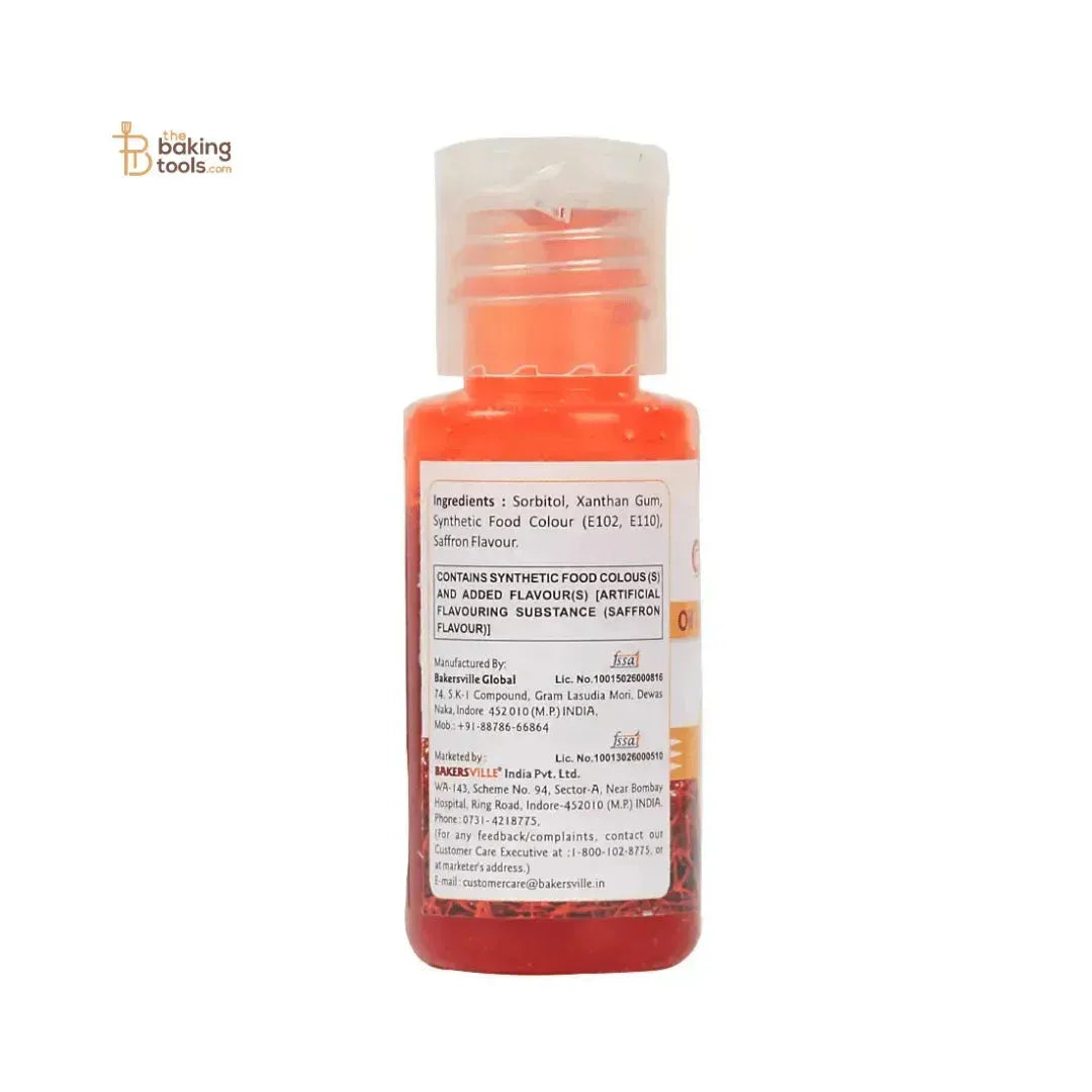 Colourmist Yellow Oil Colour With Saffron Flavour - 30g - thebakingtools.com