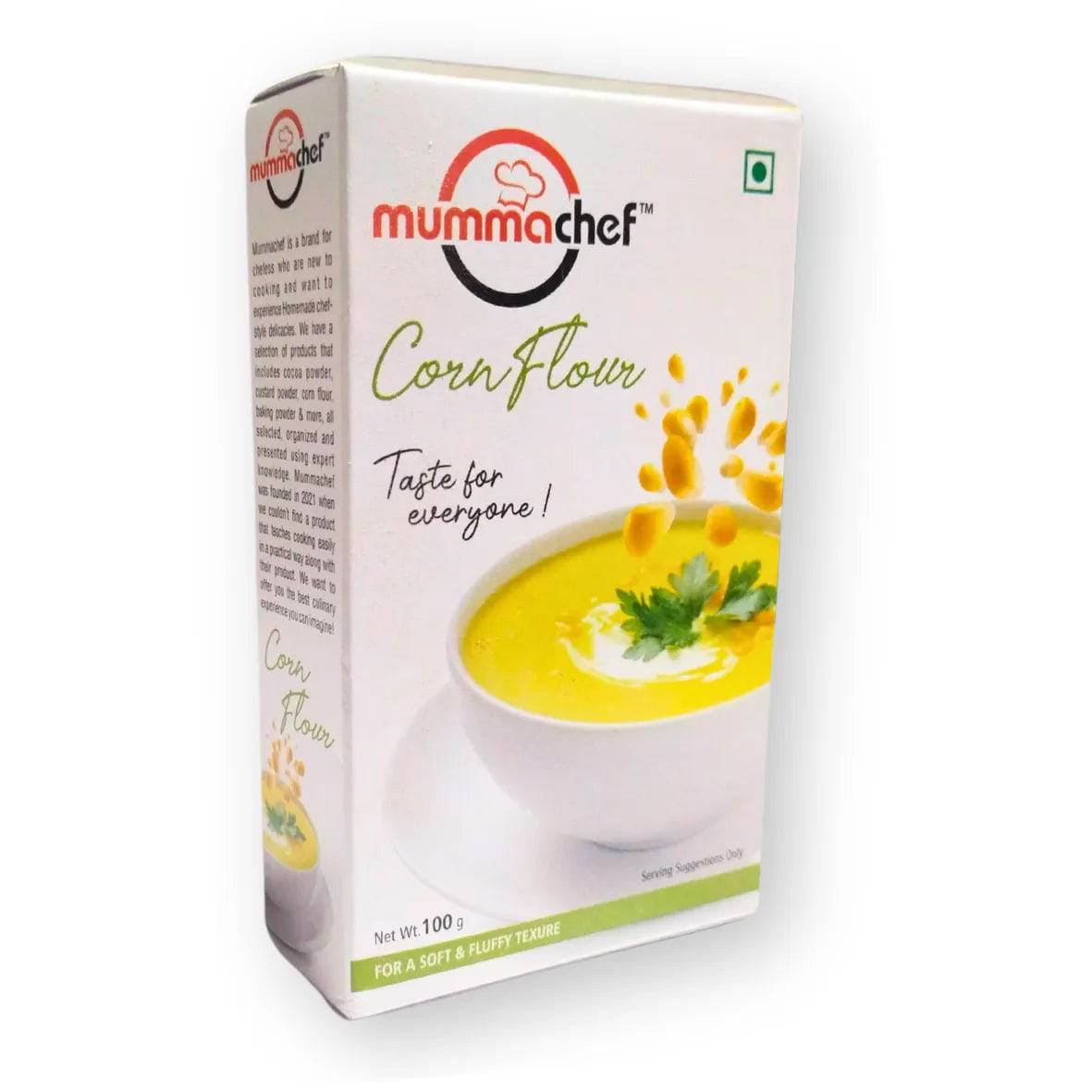 Corn Flour 100 Grams | Mummachef Corn Flour - thebakingtools.com