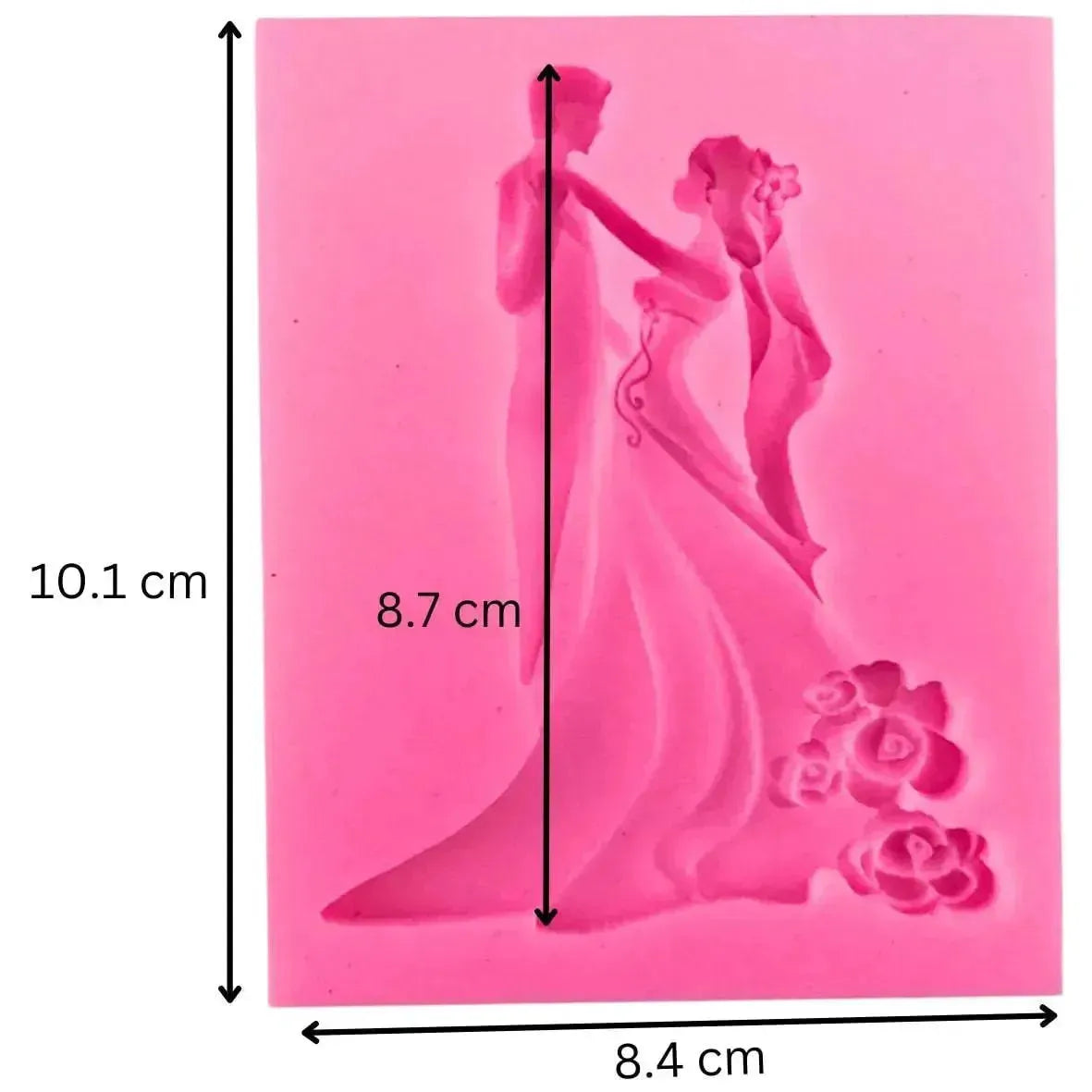 Couple Shape - Silicone Fondant Gum Paste Mould - thebakingtools.com