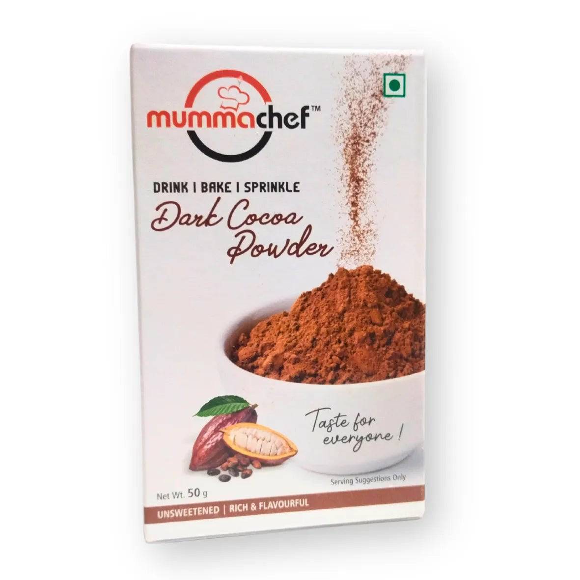 Dark Cocoa Powder 50 Grams | Mummachef Dark Cocoa Powder - thebakingtools.com