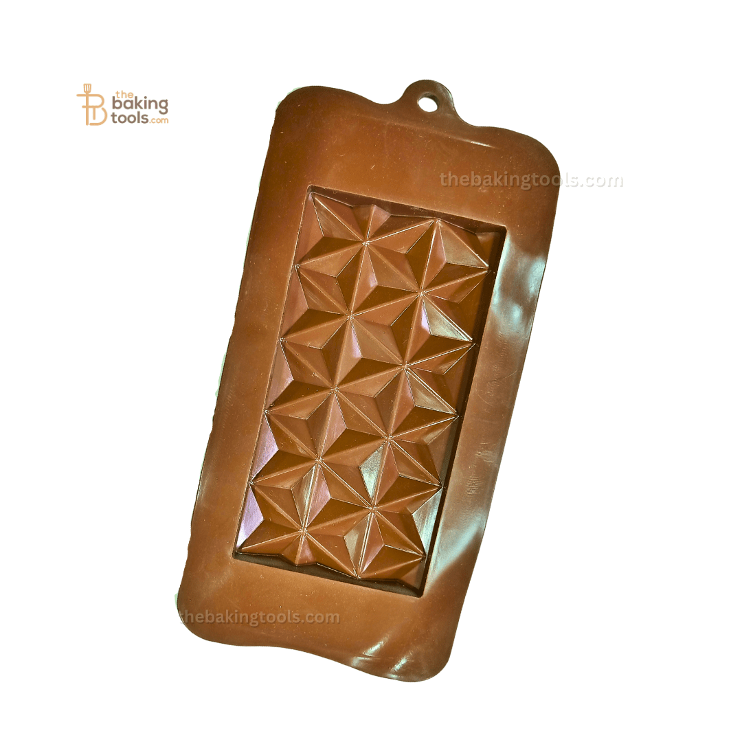 Diamond Bar Shape Silicone Chocolate Mold - thebakingtools.com