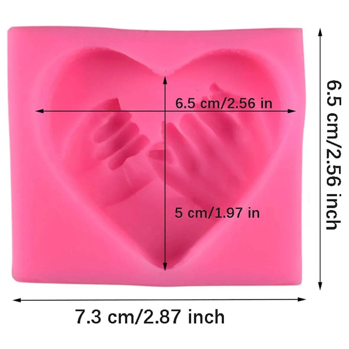 Engagement Shape - Silicone Fondant Gum Paste Mould - thebakingtools.com