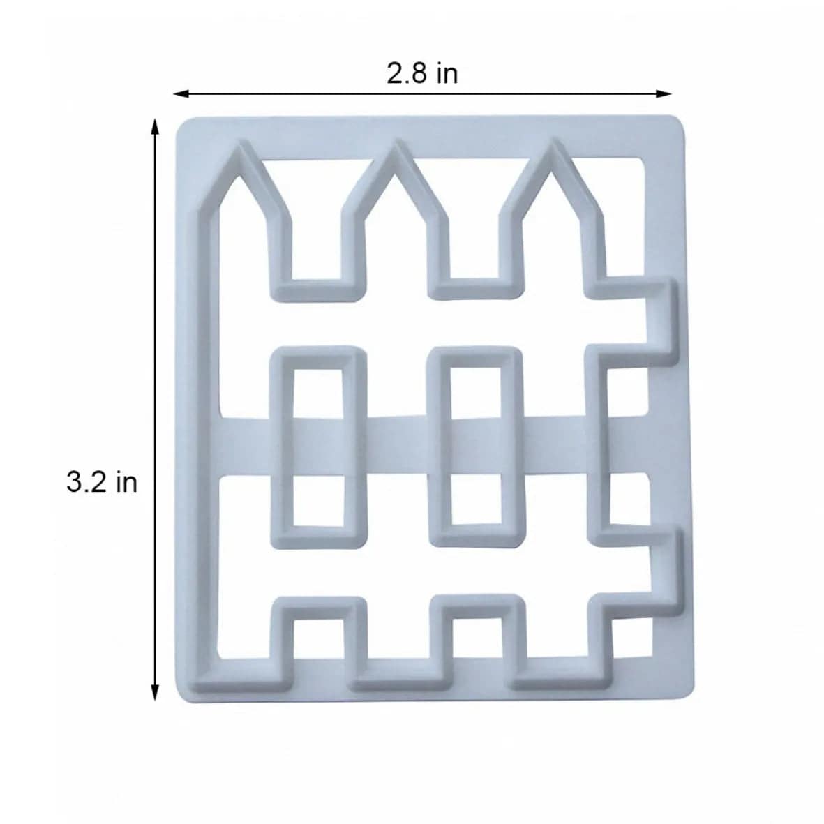 Fence Gate Plunger Cutter Fondant Cookie Biscuit Clay Cutter - thebakingtools.com