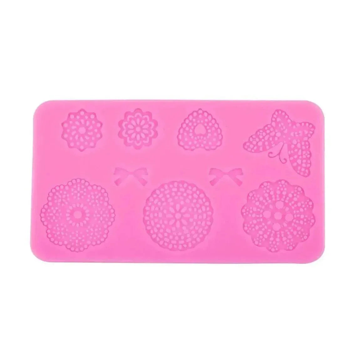 Flower Embossing - Silicone Fondant Gum Paste Mould - thebakingtools.com
