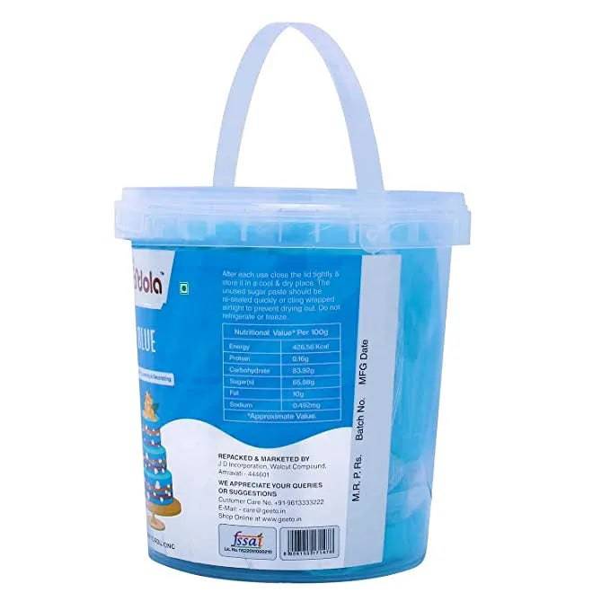 Fondola Blue Sugar Paste Fondant 1kg - thebakingtools.com