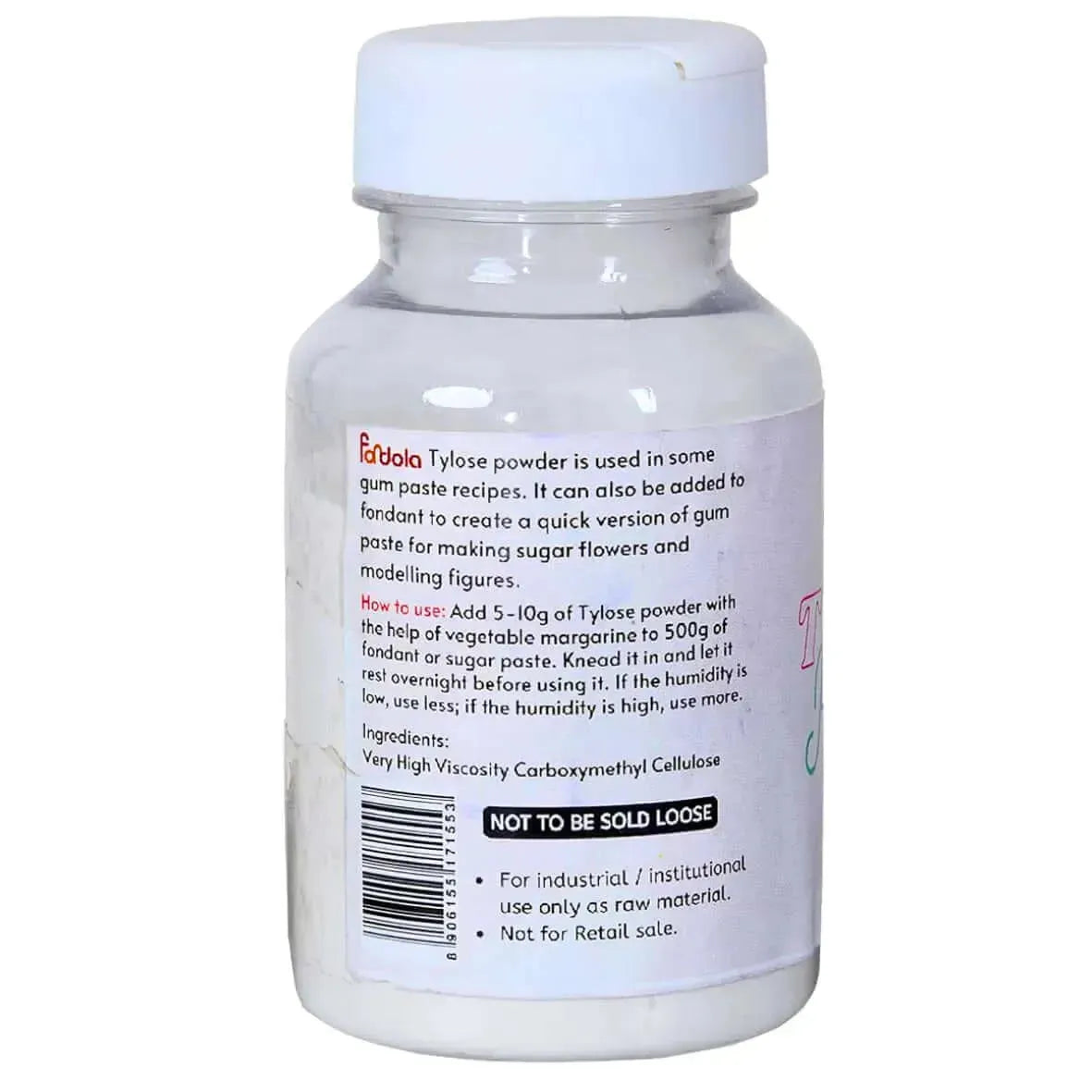 Fondola Tylose Powder | Sugar Paste Fondant Stabilizer | Edible Glue (No COD) - thebakingtools.com