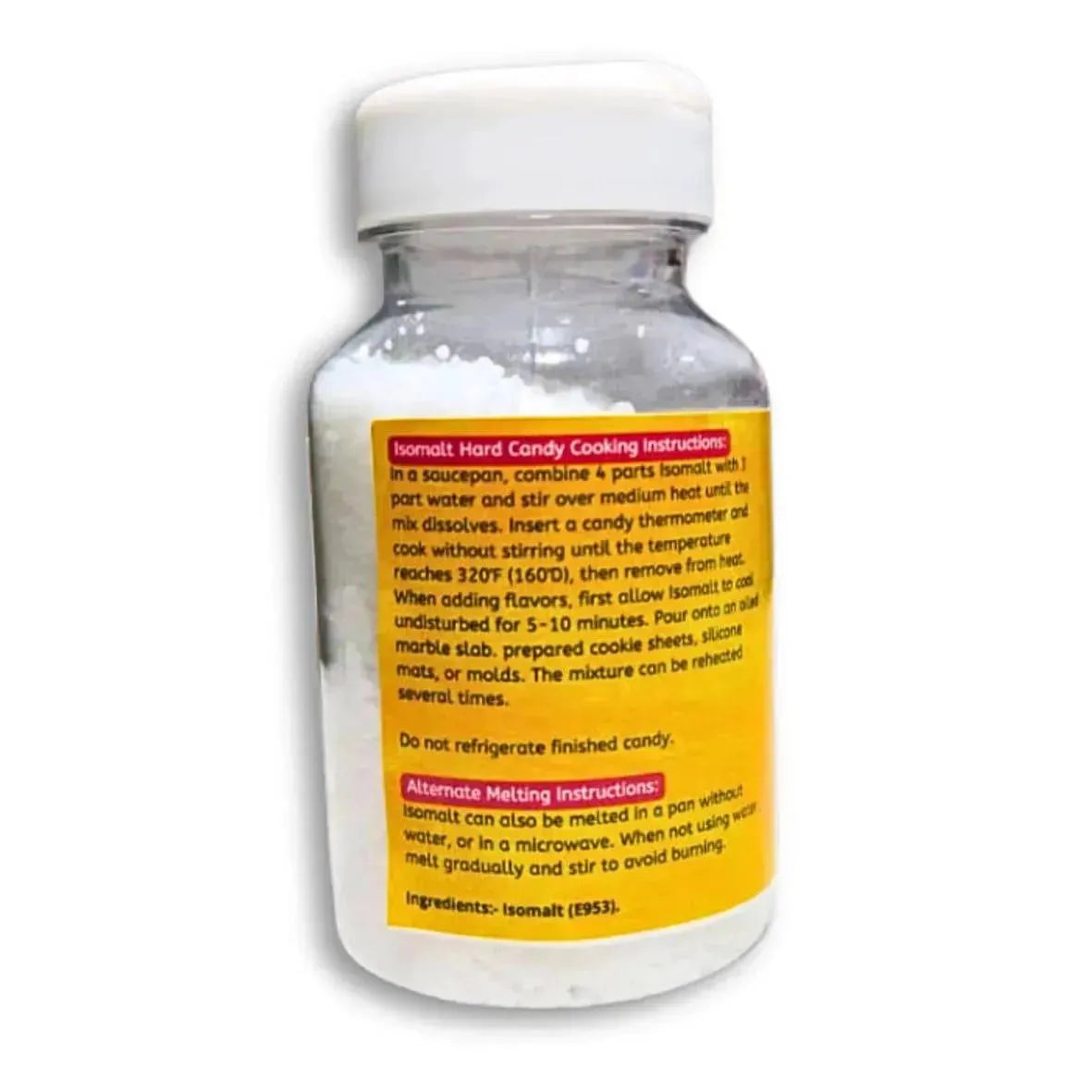 Geeto Isomalt (125 gram) | Isomalt For Making Hard Sugar Candy Lollipop - thebakingtools.com