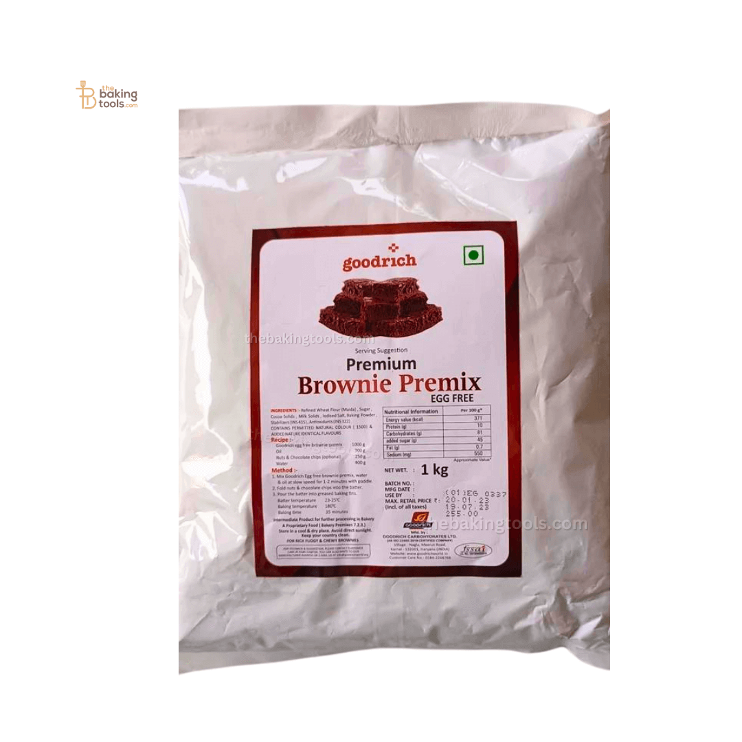 Goodrich Brownie Cake Premix 1kg - thebakingtools.com