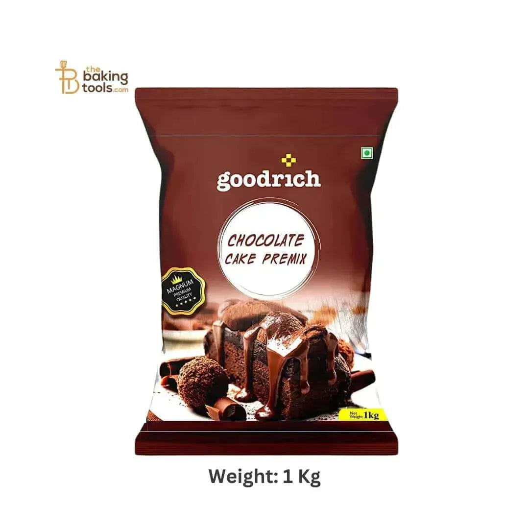 Goodrich Chocolate Cake Premix 1 Kg (Eggless) (No COD) - thebakingtools.com