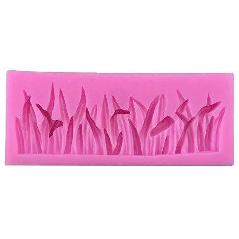 Grass Shape - Silicone Fondant Gum Paste Mould - thebakingtools.com