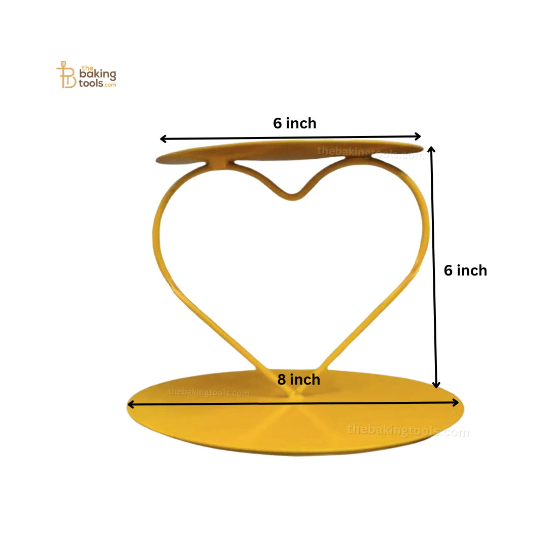 Heart Shaped Floating Cake Spacer (6 Inch) - thebakingtools.com