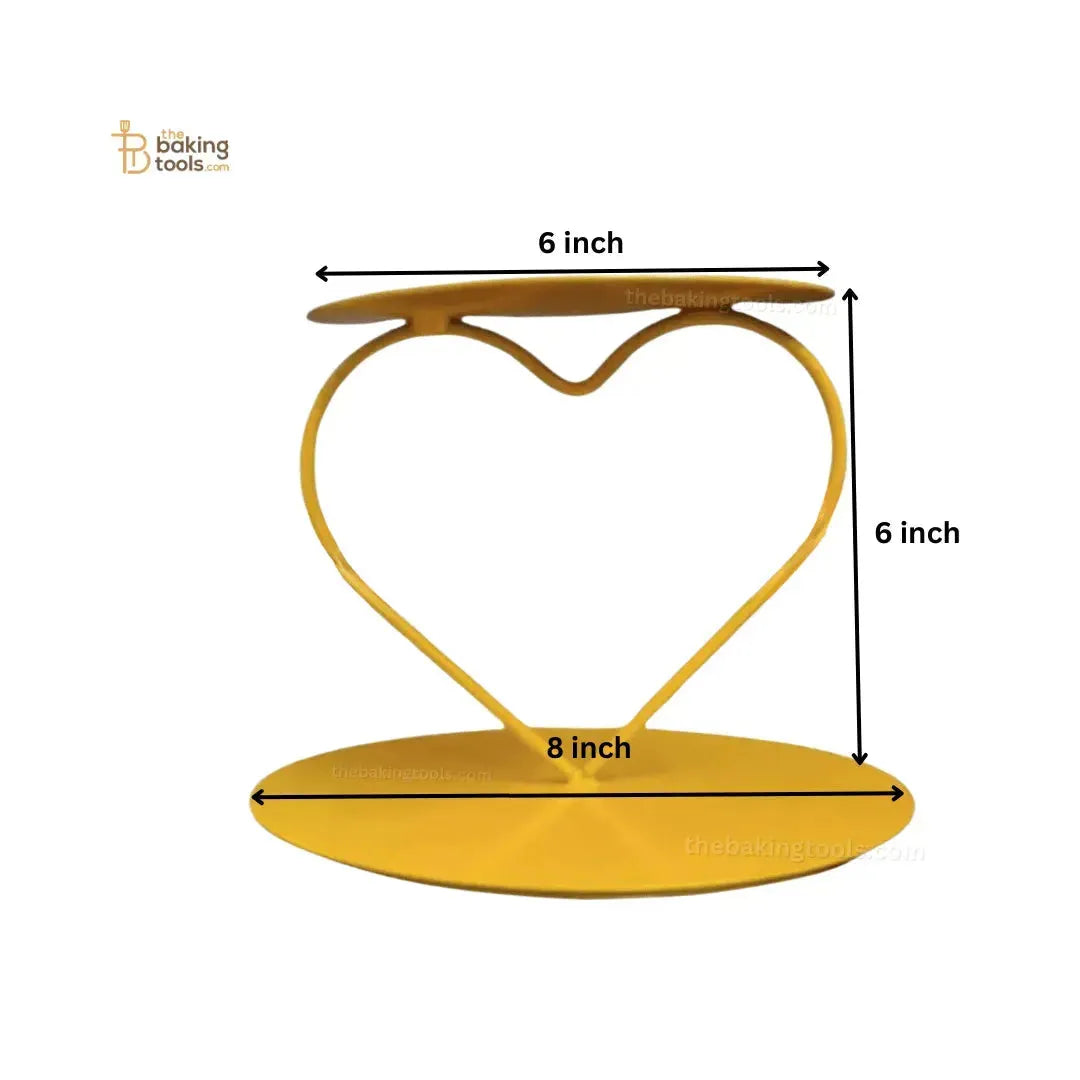 6 Inch Heart Shaped Floating Cake Spacer - (NO COD) - thebakingtools.com