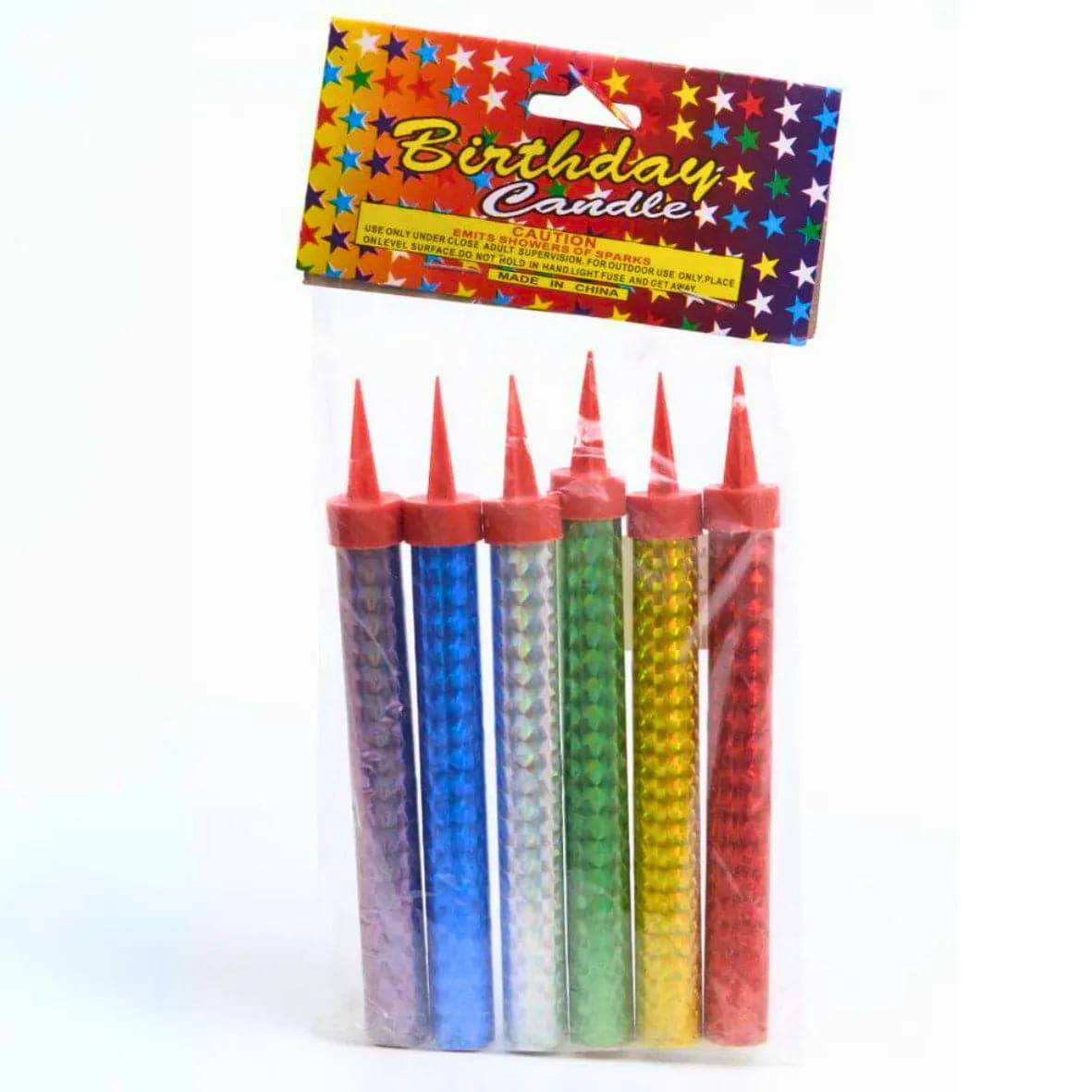 Imported Sparkle Candle Pack of 6 - thebakingtools.com