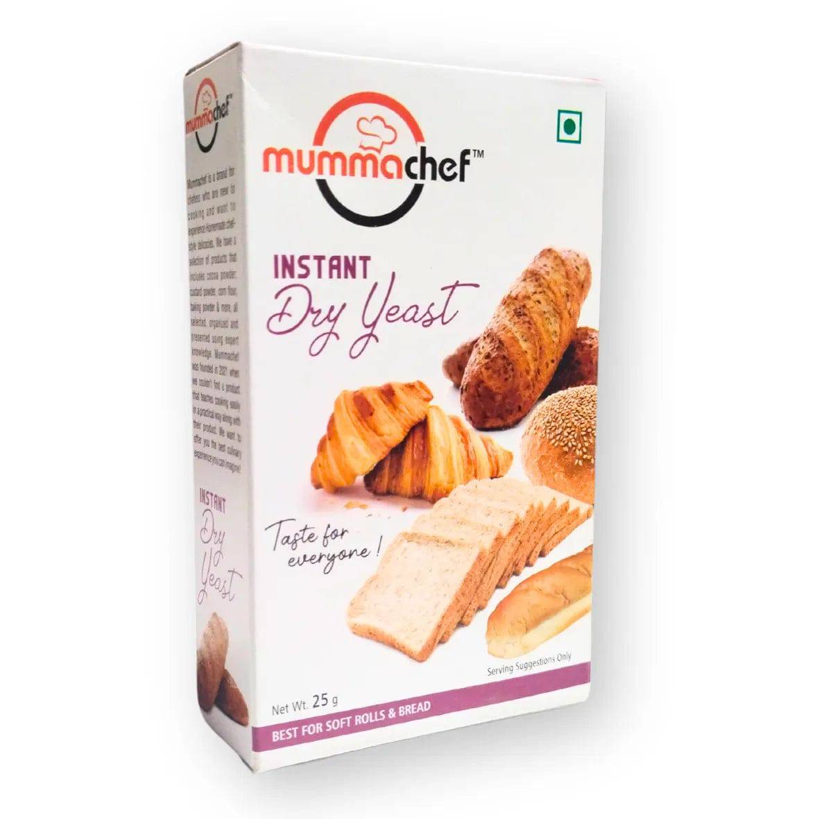 Instant Dry Yeast 25 Grams | Mummachef Instant Dry Yeast - thebakingtools.com