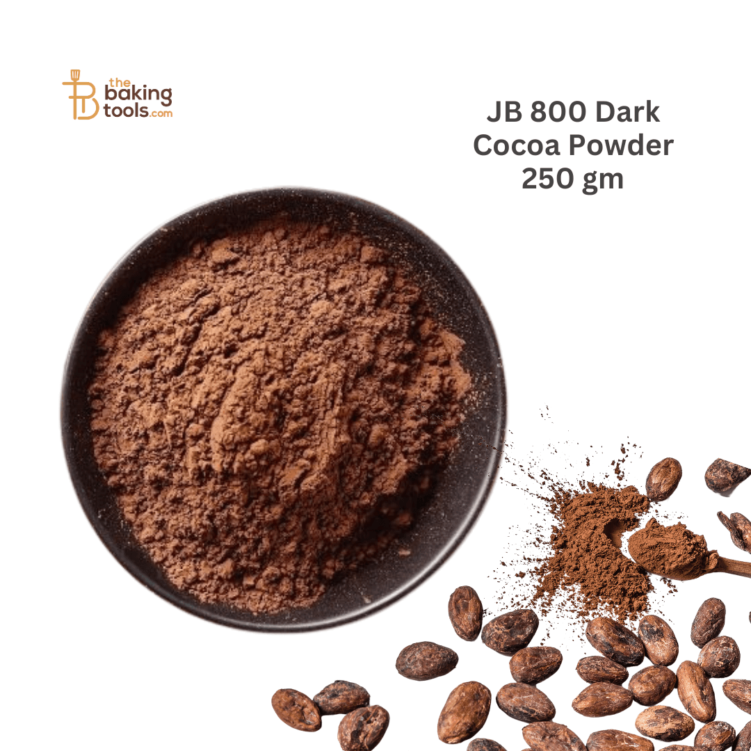 JB 800 Dark Cocoa Powder -250 gram - thebakingtools.com