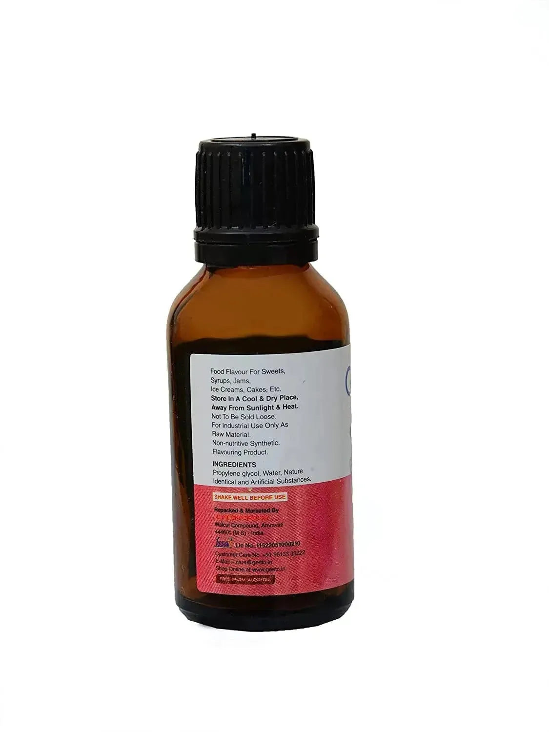 Kesar Food Flavour Essence | 30ml | Geeto Food Flavour - thebakingtools.com