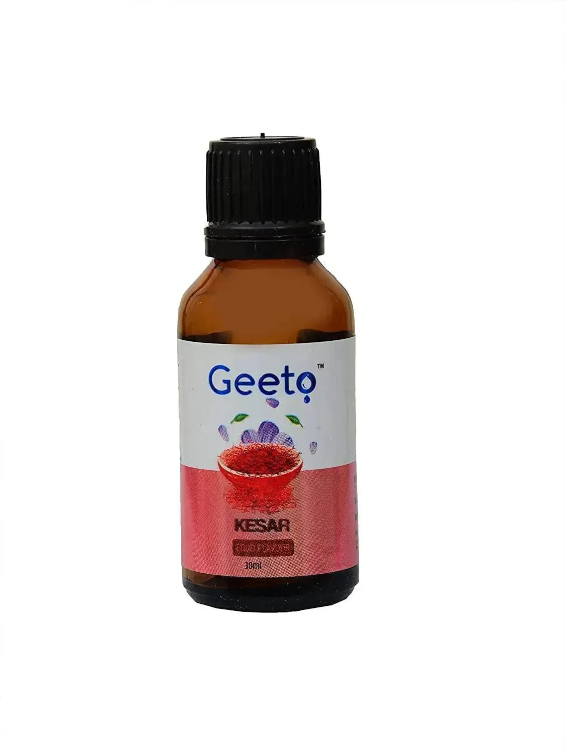 Kesar Food Flavour Essence | 30ml | Geeto Food Flavour - thebakingtools.com