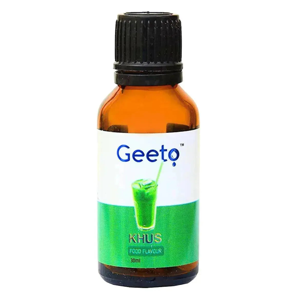 Khus Food Flavour Essence | 30ml | Geeto Food Flavour - thebakingtools.com