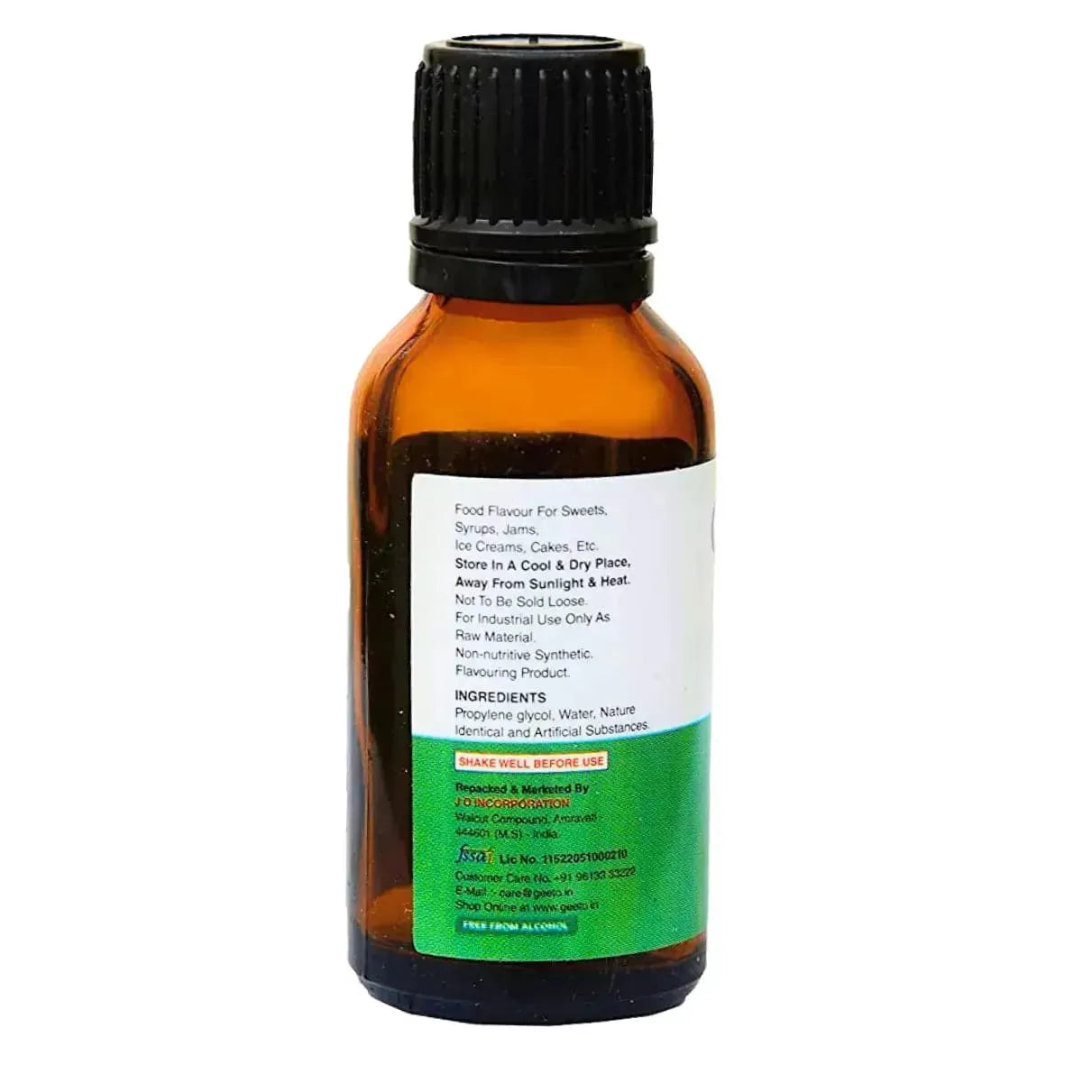 Khus Food Flavour Essence | 30ml | Geeto Food Flavour - thebakingtools.com