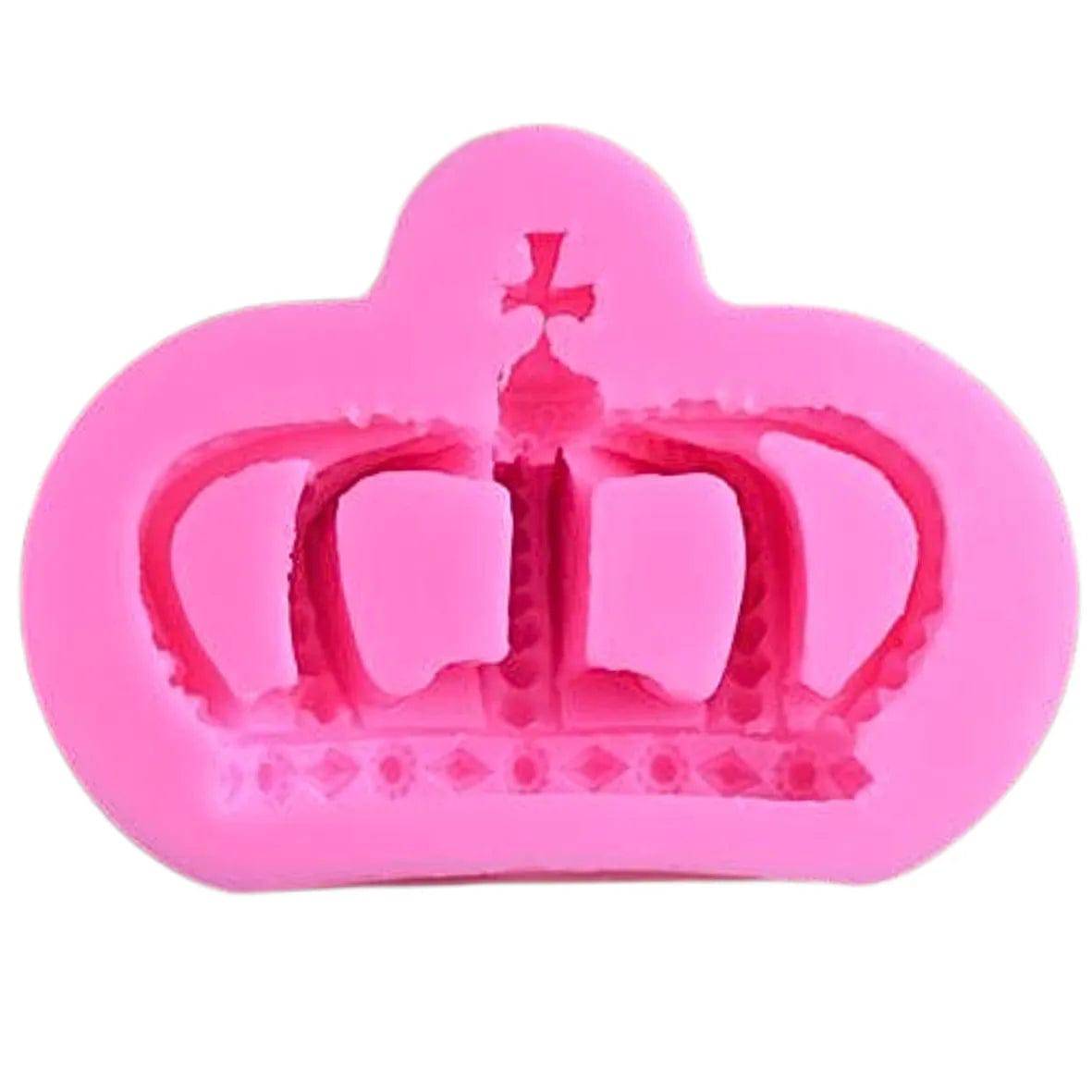 King Queen Royal Vintage Crown 2 - Silicone Fondant Gum Paste Mould - thebakingtools.com