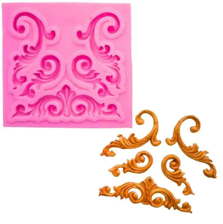Leaf Flower Silicone Fondant Gum Paste Mold - thebakingtools.com